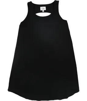 A-Line Womens Back Cutout Tank Dress