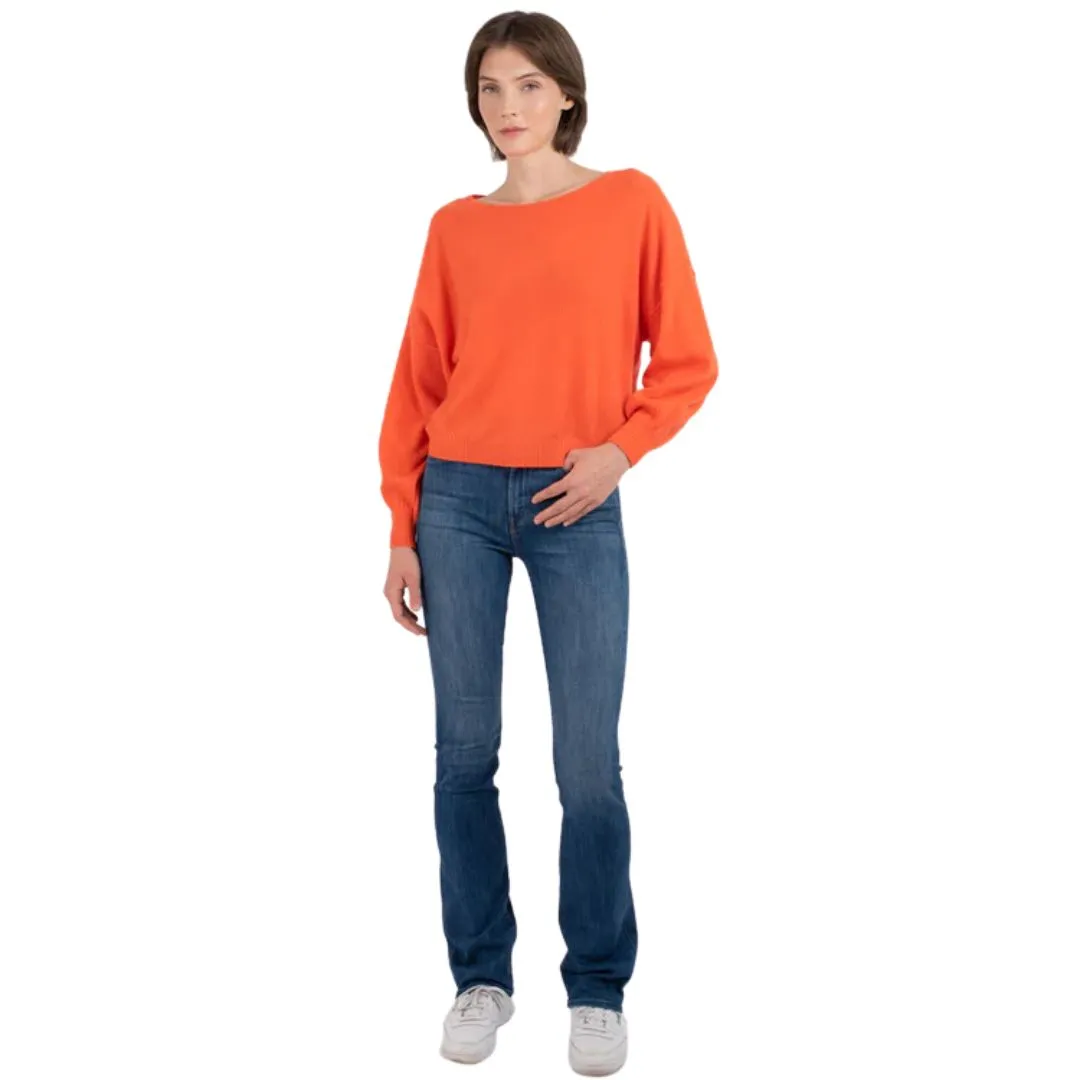 Abby Balloon Sweater (Papaya)