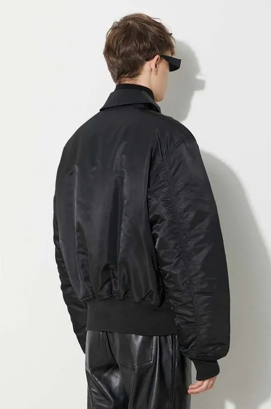 Alpha Industries jacket CWU 45 men's black color 100102.03