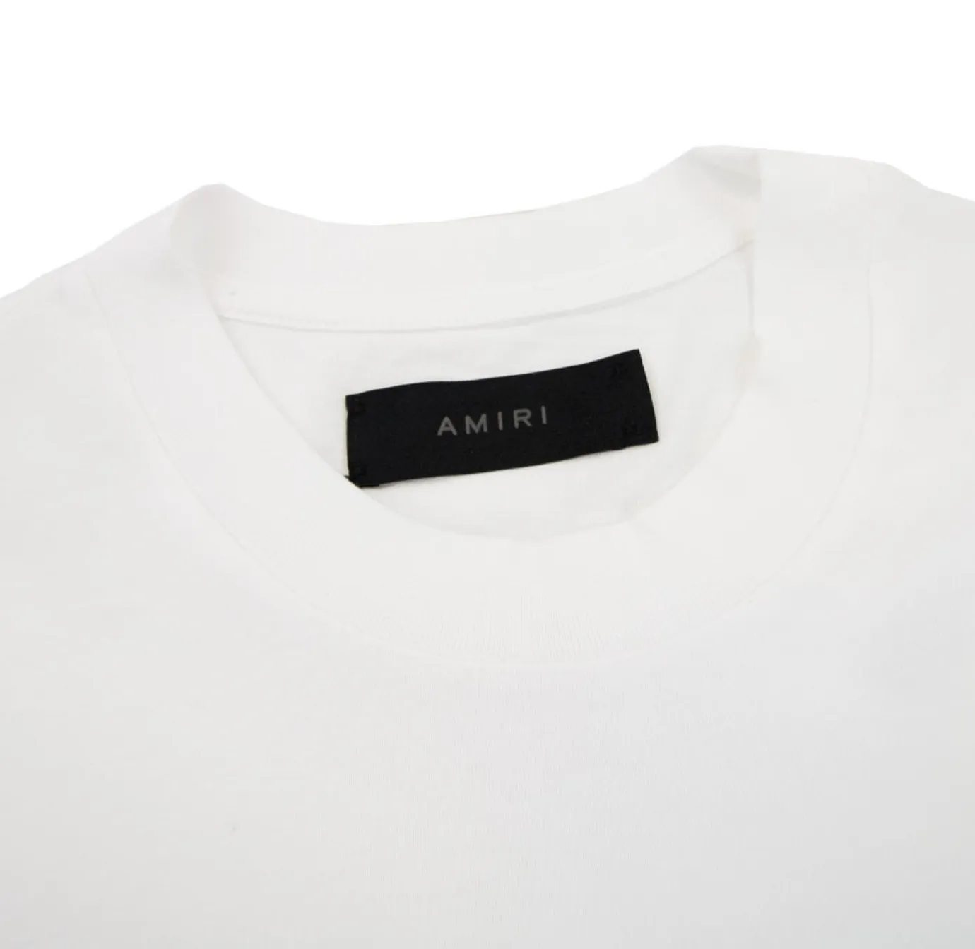 AMIRI  |Street Style Plain Cotton Logo T-Shirts