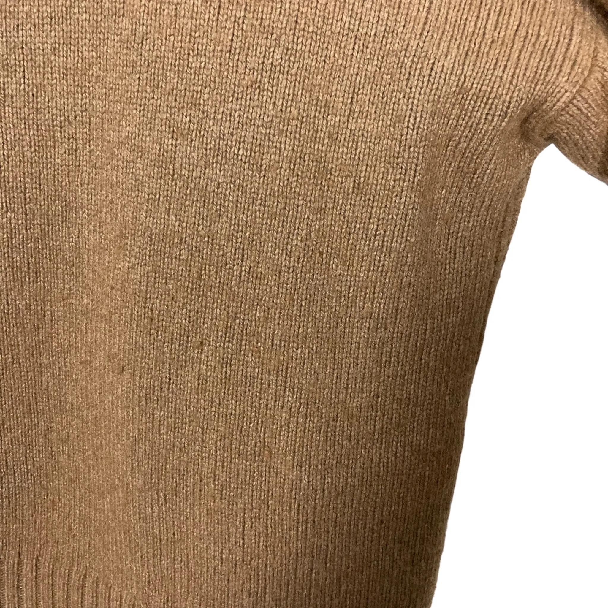 Anthropologie Camel Wool Blend Turtleneck Sweater- Size XL