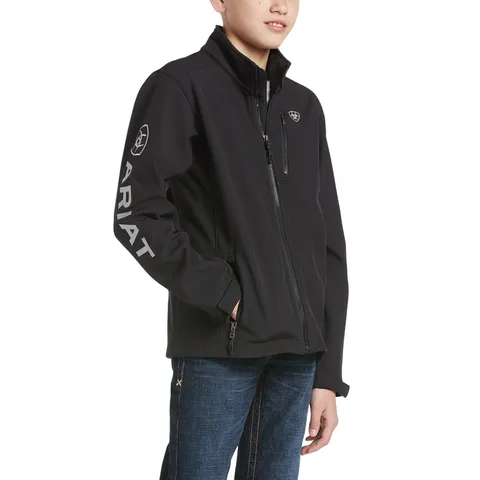 Ariat Boys Logo 2.0 Black Softshell Jacket