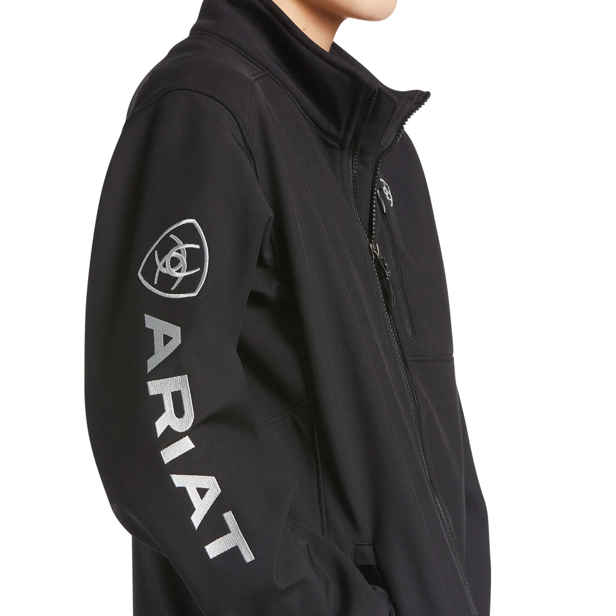 Ariat Boys Logo 2.0 Black Softshell Jacket