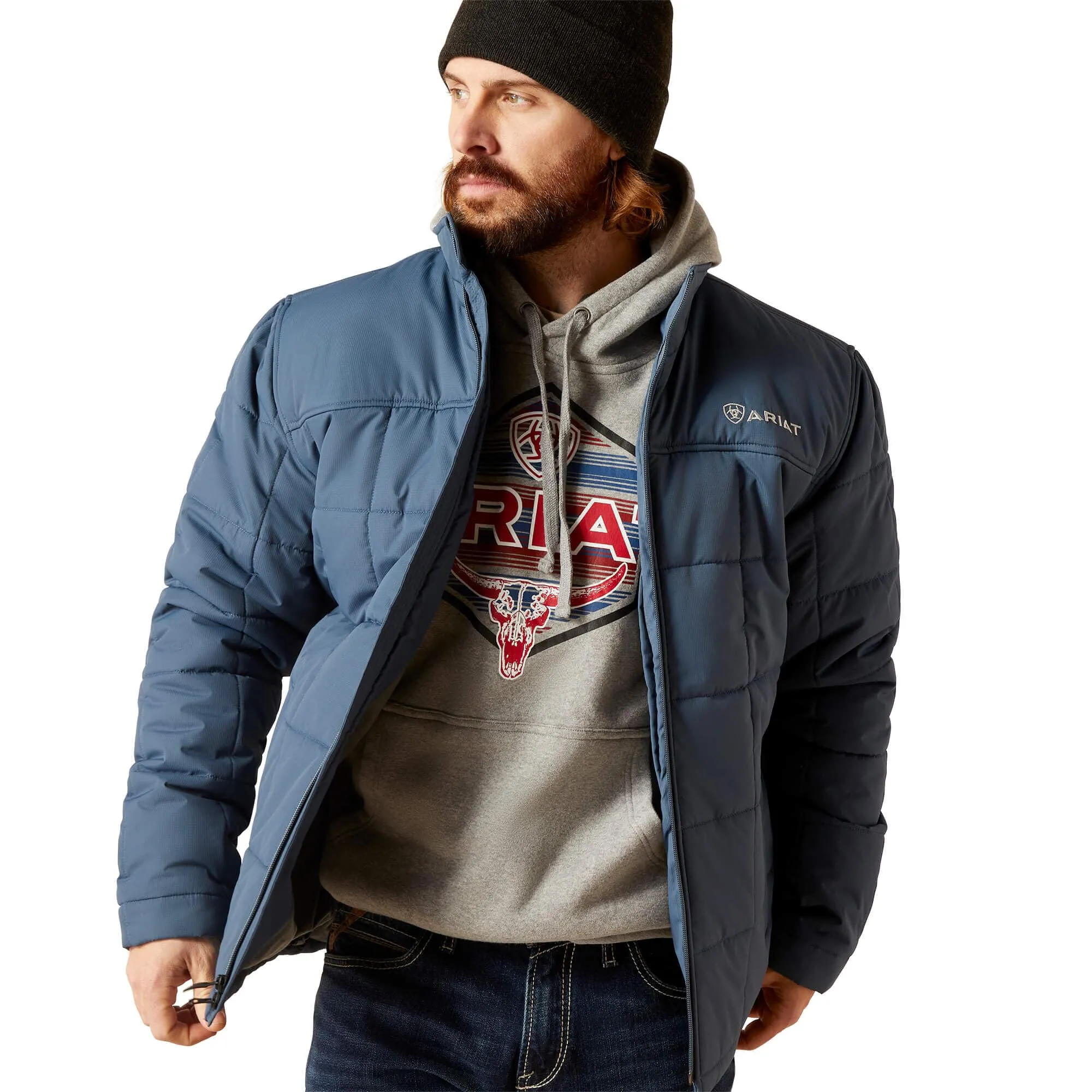 Ariat Men's Crius Insulated Steely Blue Jacket