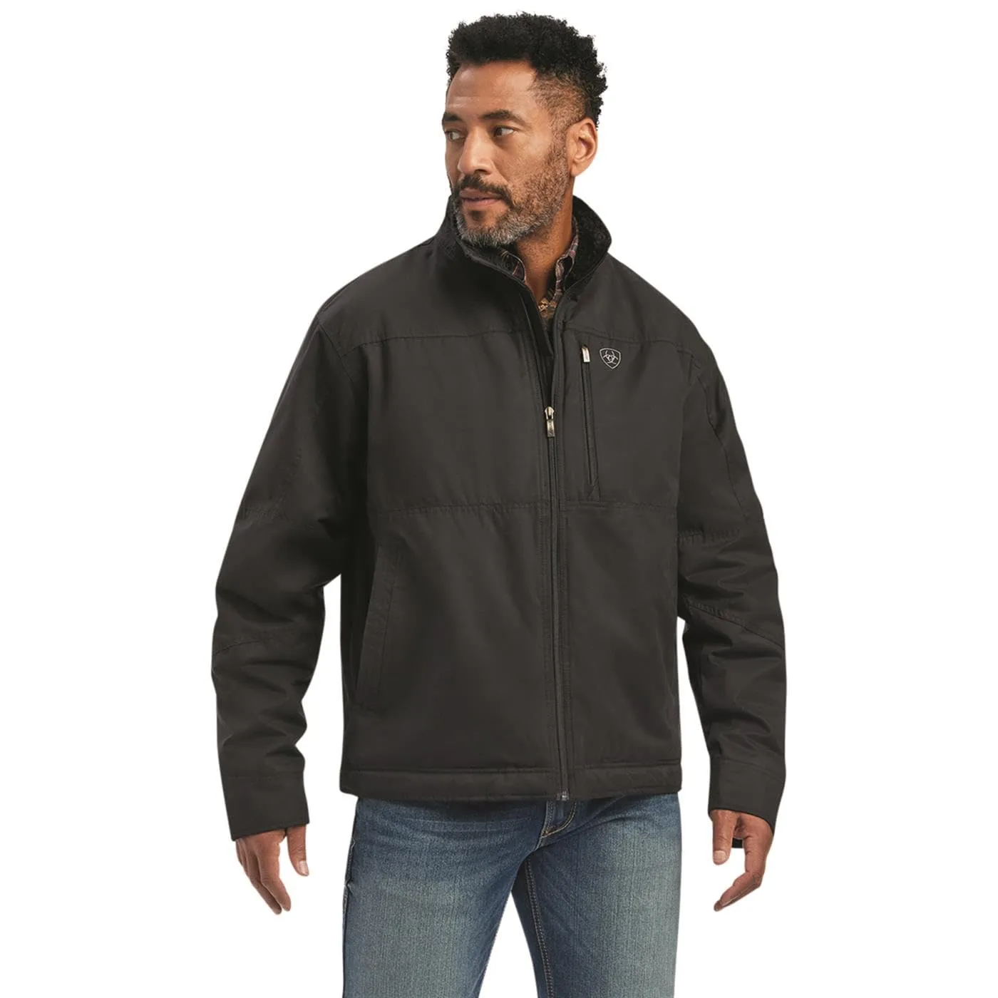 Ariat Men's Grizzly Canvas Black Jacket