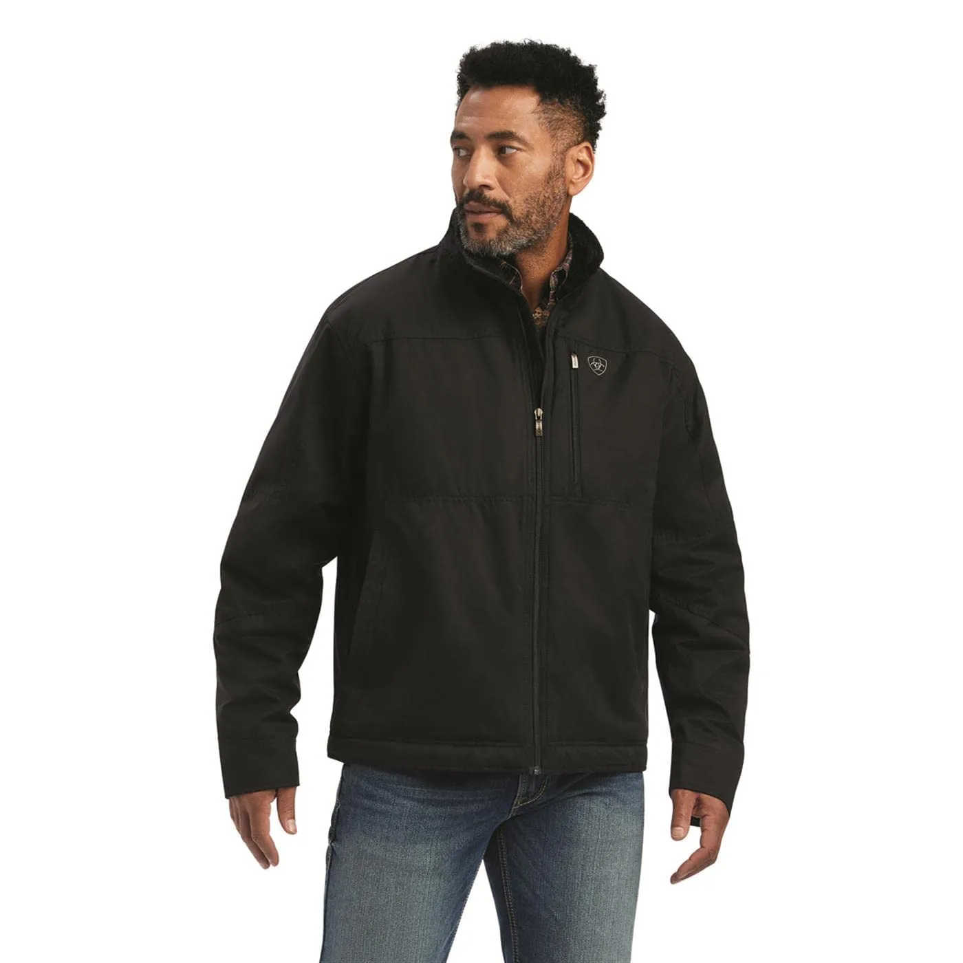 Ariat Men's Grizzly Canvas Black Jacket