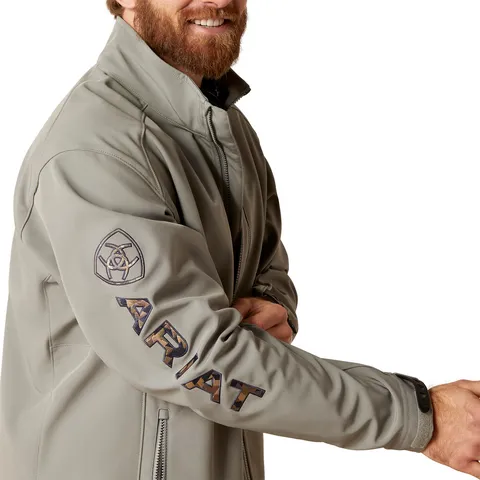 Ariat Men's Logo 2.0 Jetty Grey Softshell Jacket