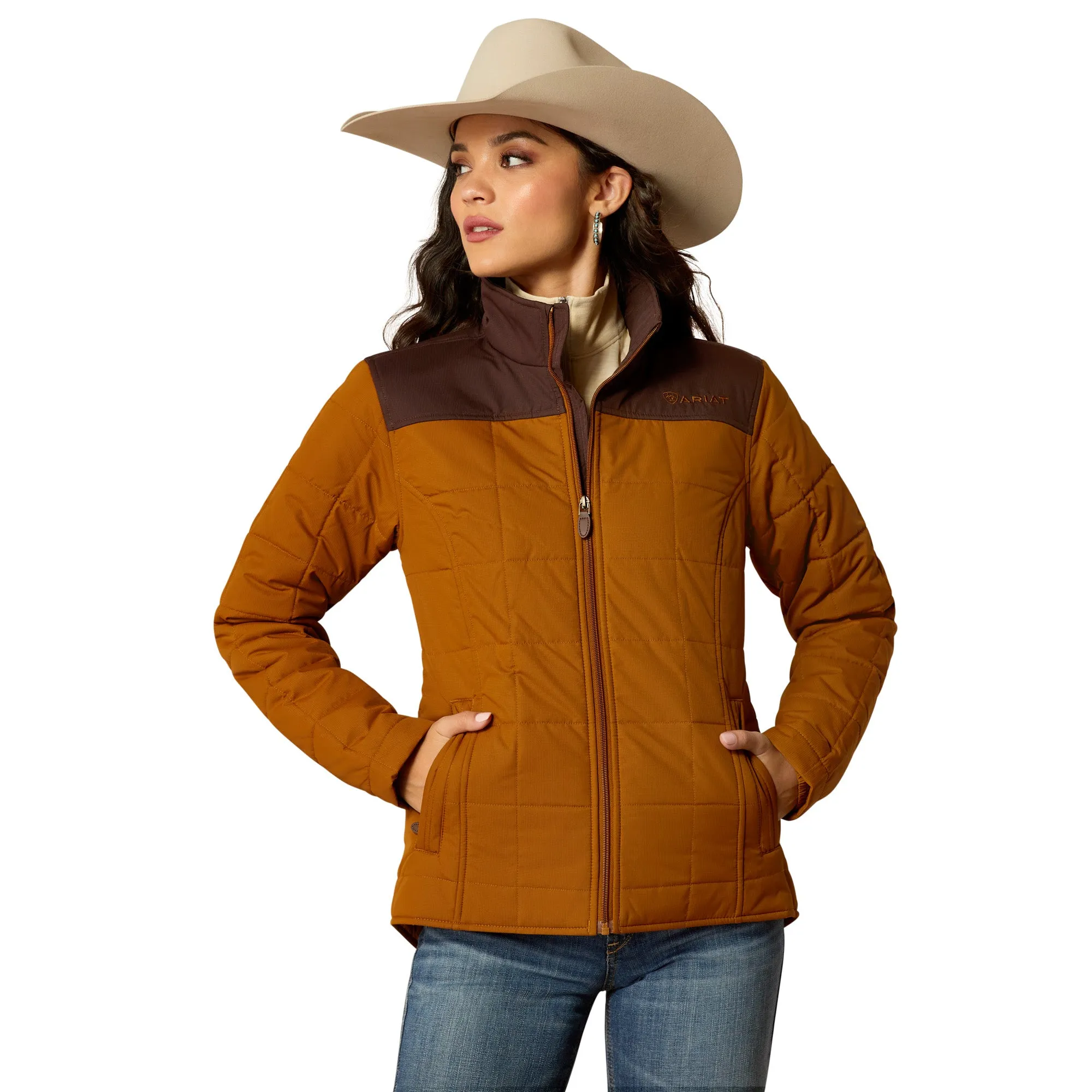 Ariat REAL Crius Insulated Jacket [Chestnut/Chocolate Plum]