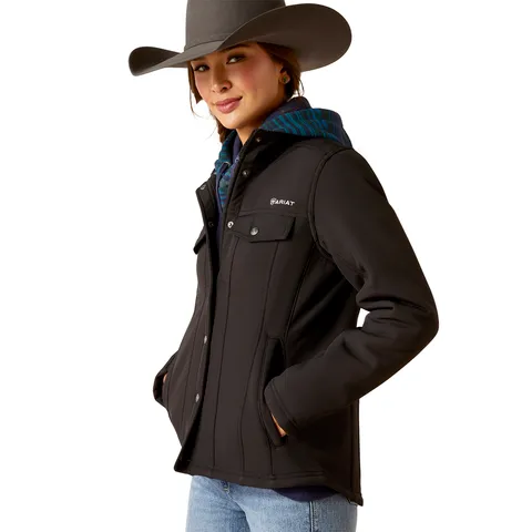 Ariat Women's Berber Back Softshell Black Jacket