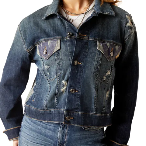 Ariat Women's Chimayo Aztec & Burbank Denim Jacket