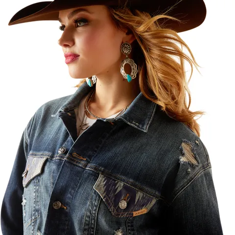 Ariat Women's Chimayo Aztec & Burbank Denim Jacket