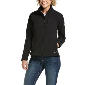 Ariat Women's REAL Black Aztec Softshell Jacket