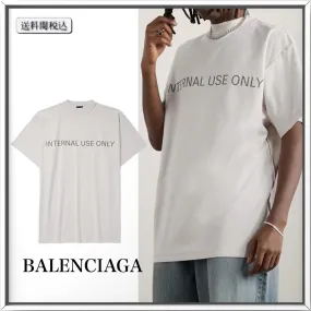 BALENCIAGA  |Cotton Logo Luxury T-Shirts