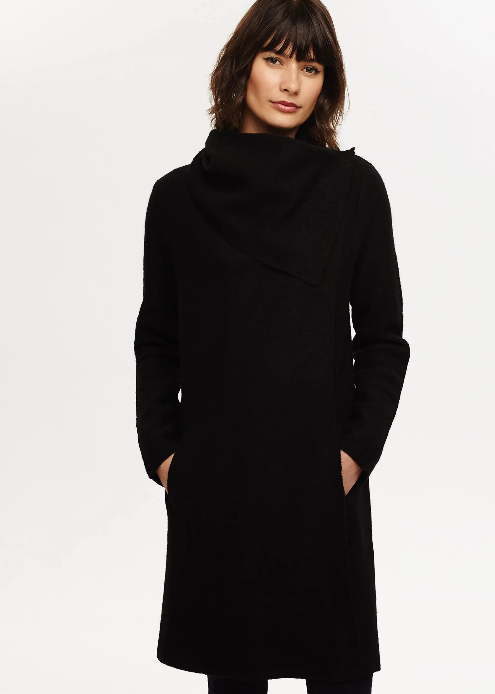 Bellona Level Hem Knit Coat