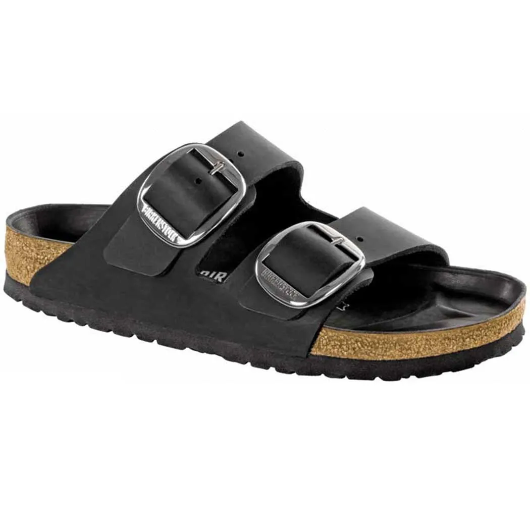 Birkenstock Arizona Sandal Big Buckle Black Oiled (Women's)