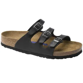 Birkenstock Florida Sandal Soft Footbed Black Oiled (Women's)