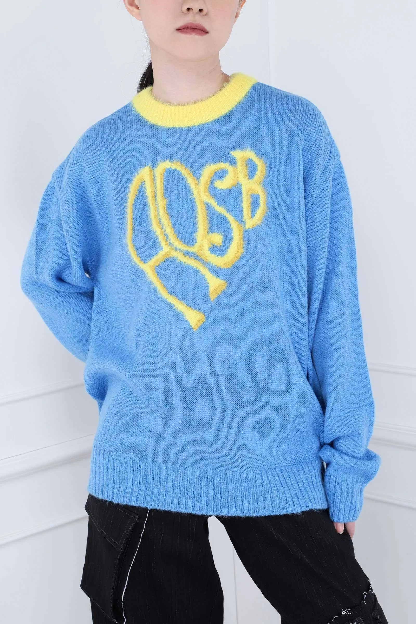 Blue Heart ADSB Sweater