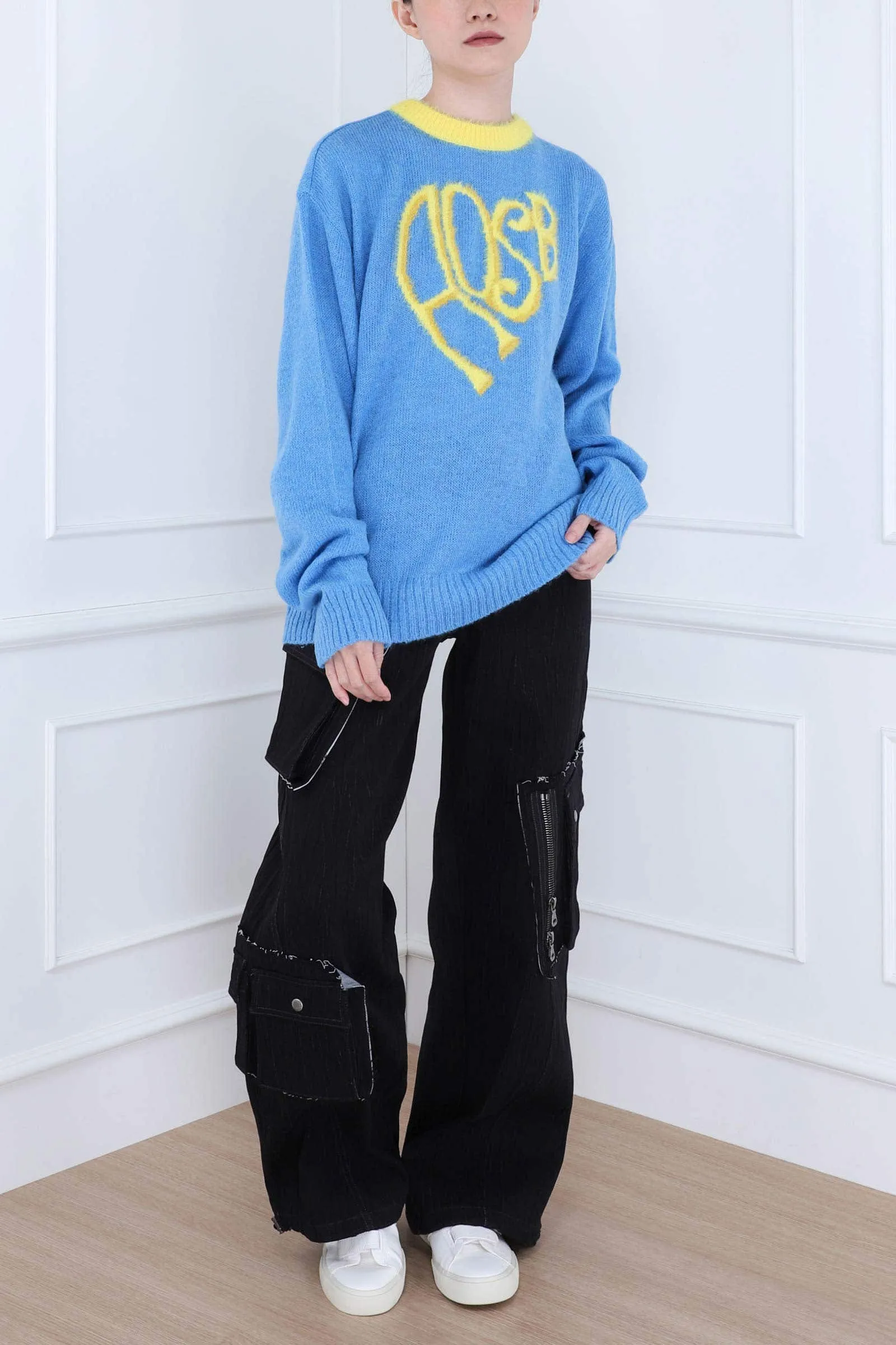 Blue Heart ADSB Sweater