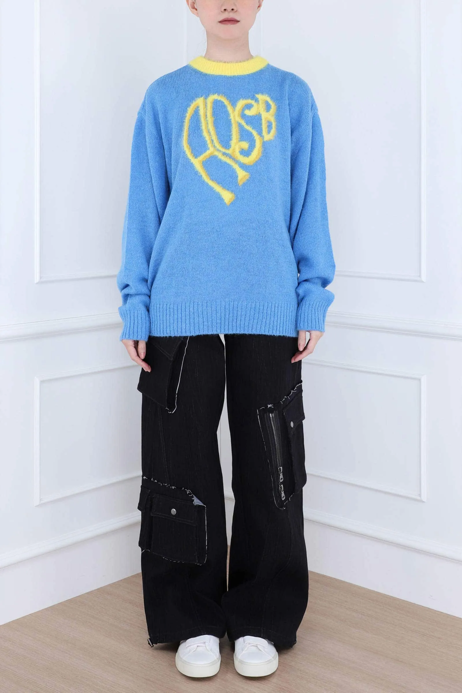 Blue Heart ADSB Sweater