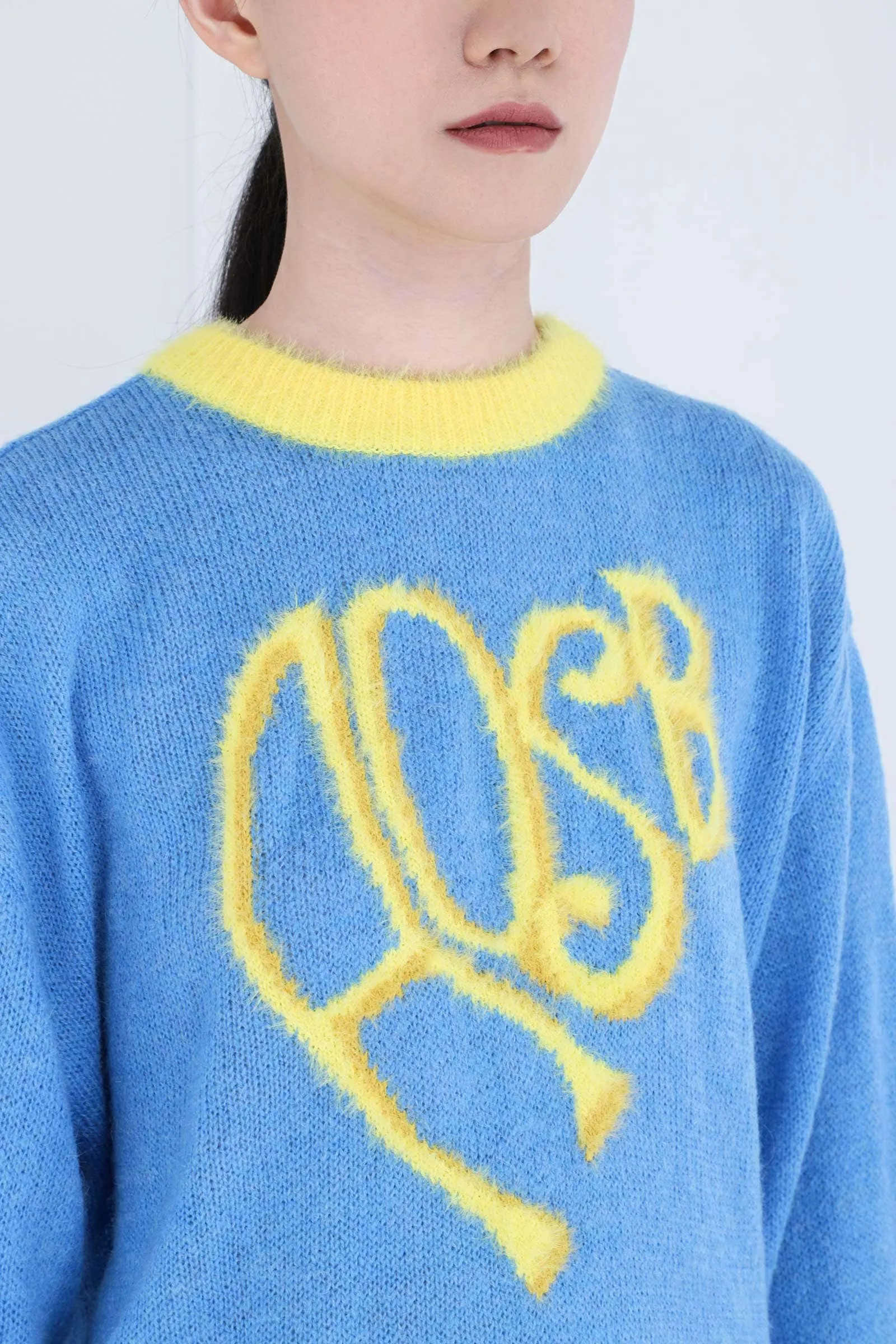 Blue Heart ADSB Sweater