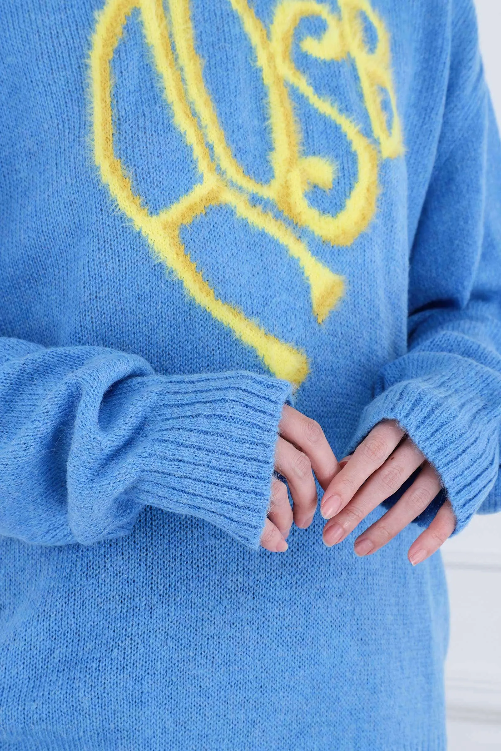 Blue Heart ADSB Sweater