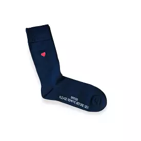 Brosbi The Icon Socks - Heart navy