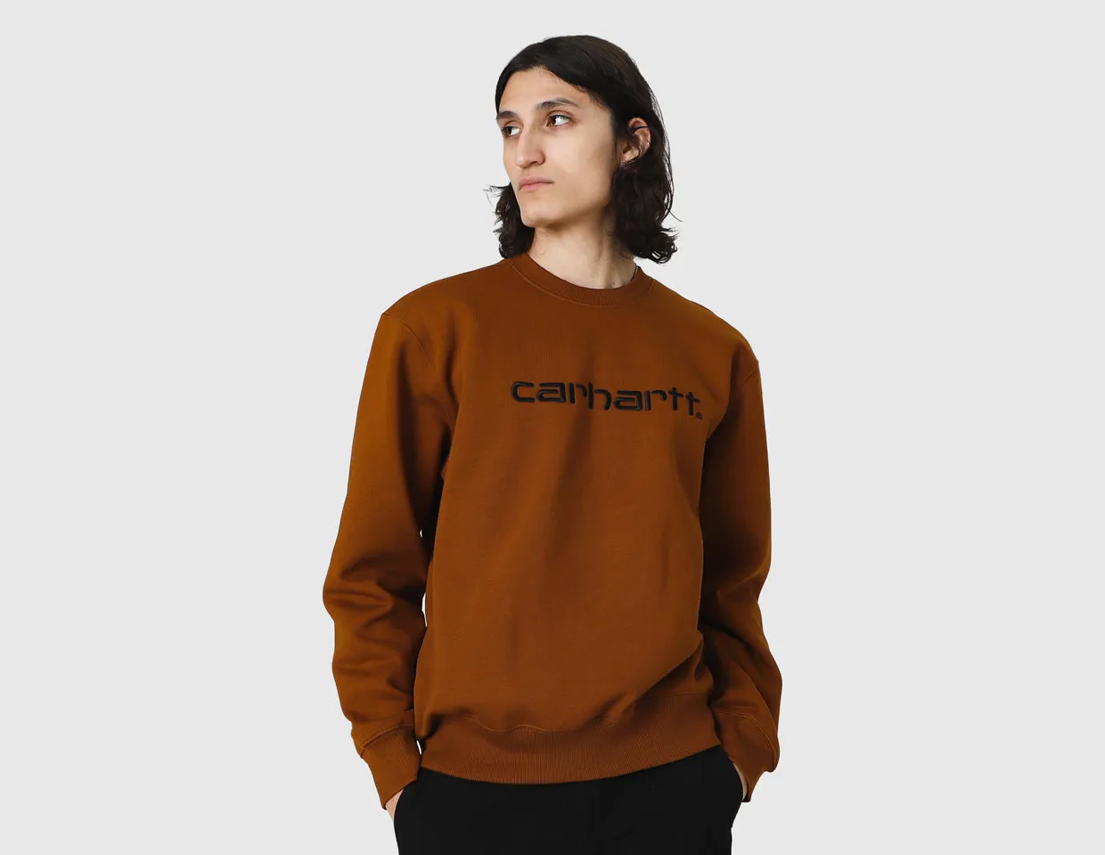 Carhartt WIP Carhartt Sweat Deep H Brown / Black