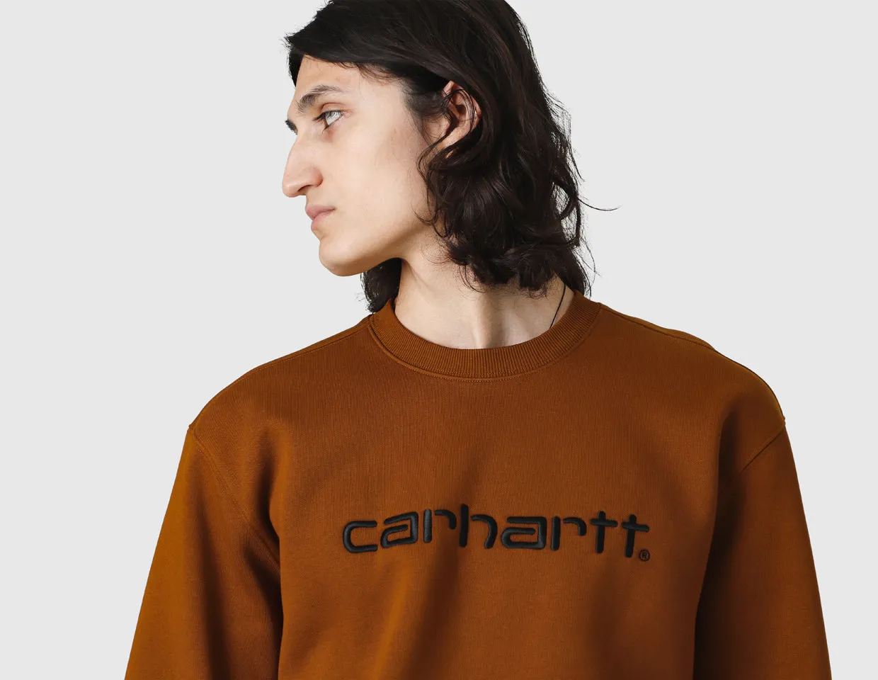 Carhartt WIP Carhartt Sweat Deep H Brown / Black