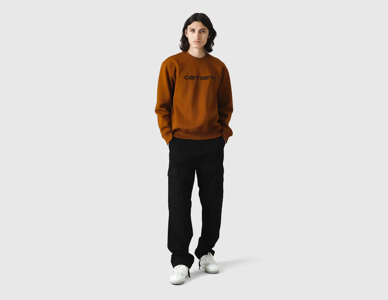 Carhartt WIP Carhartt Sweat Deep H Brown / Black