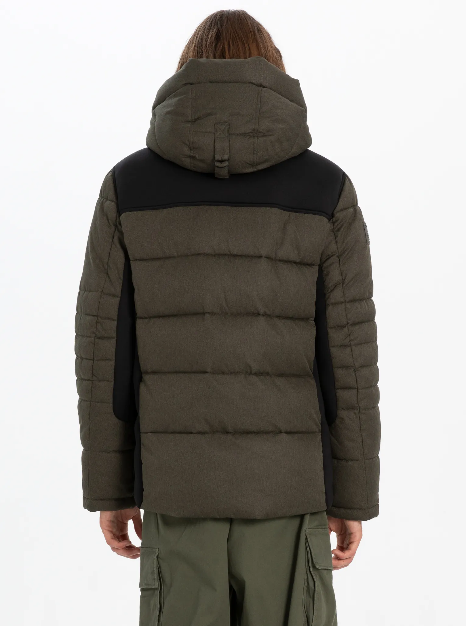 CARLYLE | Textured heather puffer jacket || CARLYLE| Doudoune texture