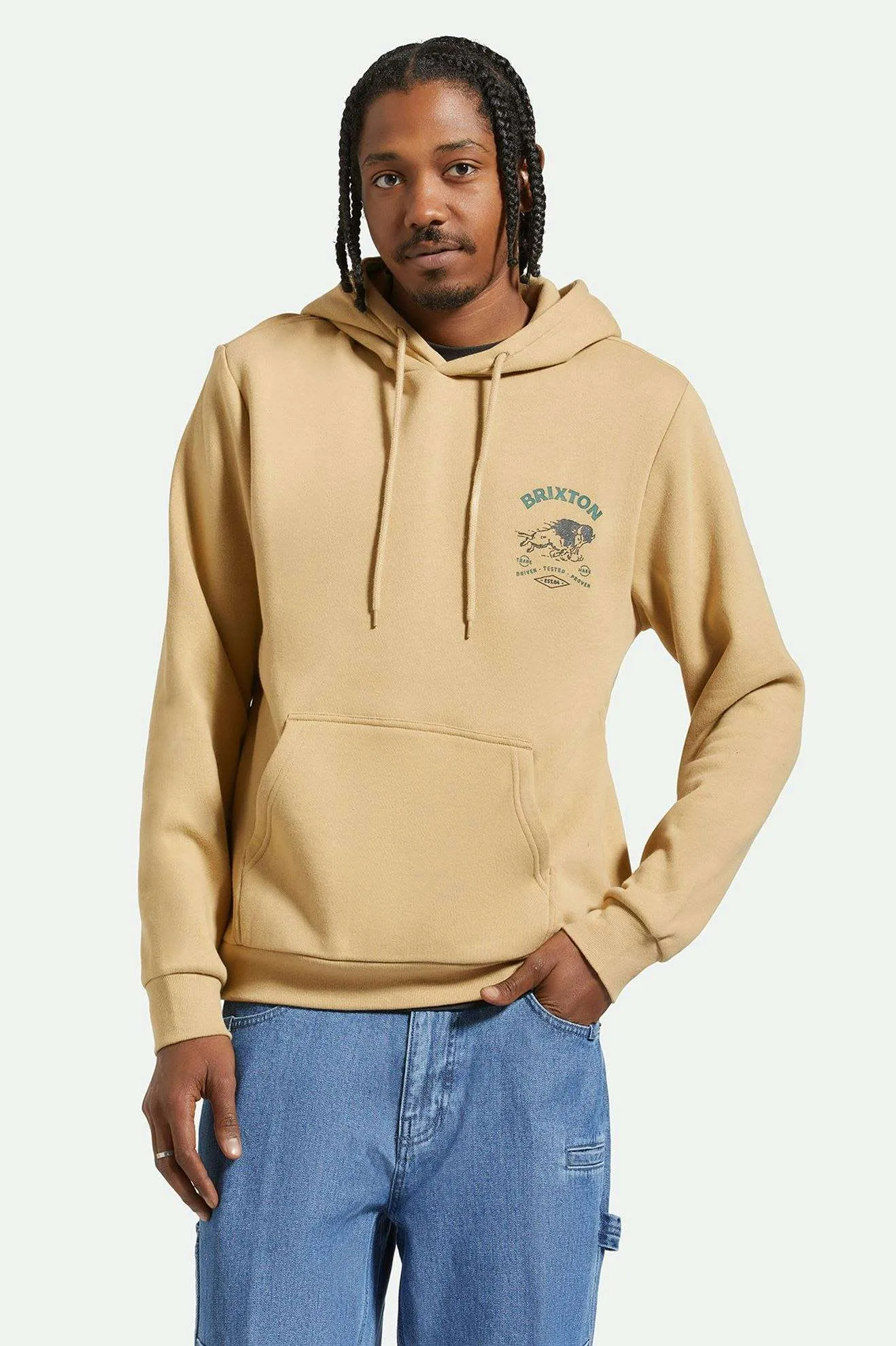 Charging Buffalo Hoodie - Sand