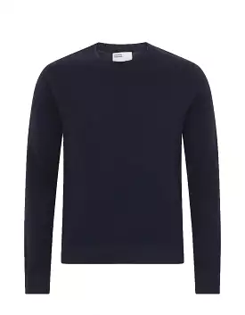 Colorful Standard Light Merino Wool Crew navy blue