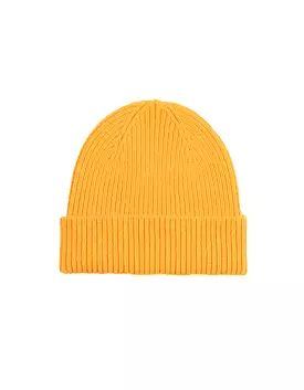 Colorful Standard Merino Wool Beanie burned yellow