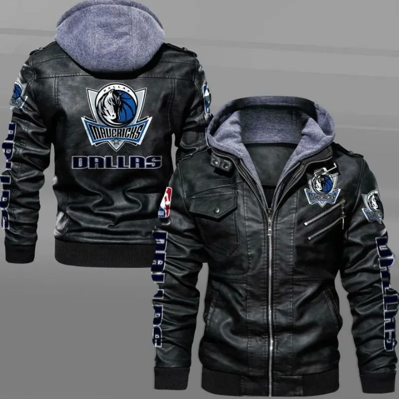 Dallas Mavericks Leather Jacket - William Jacket