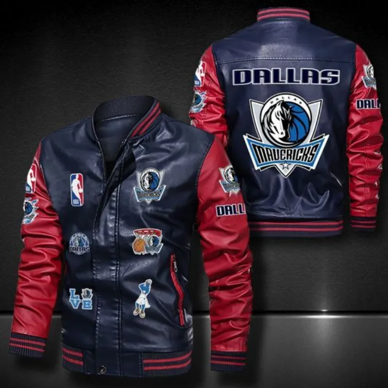 Dallas Mavericks Leather Jacket - William Jacket