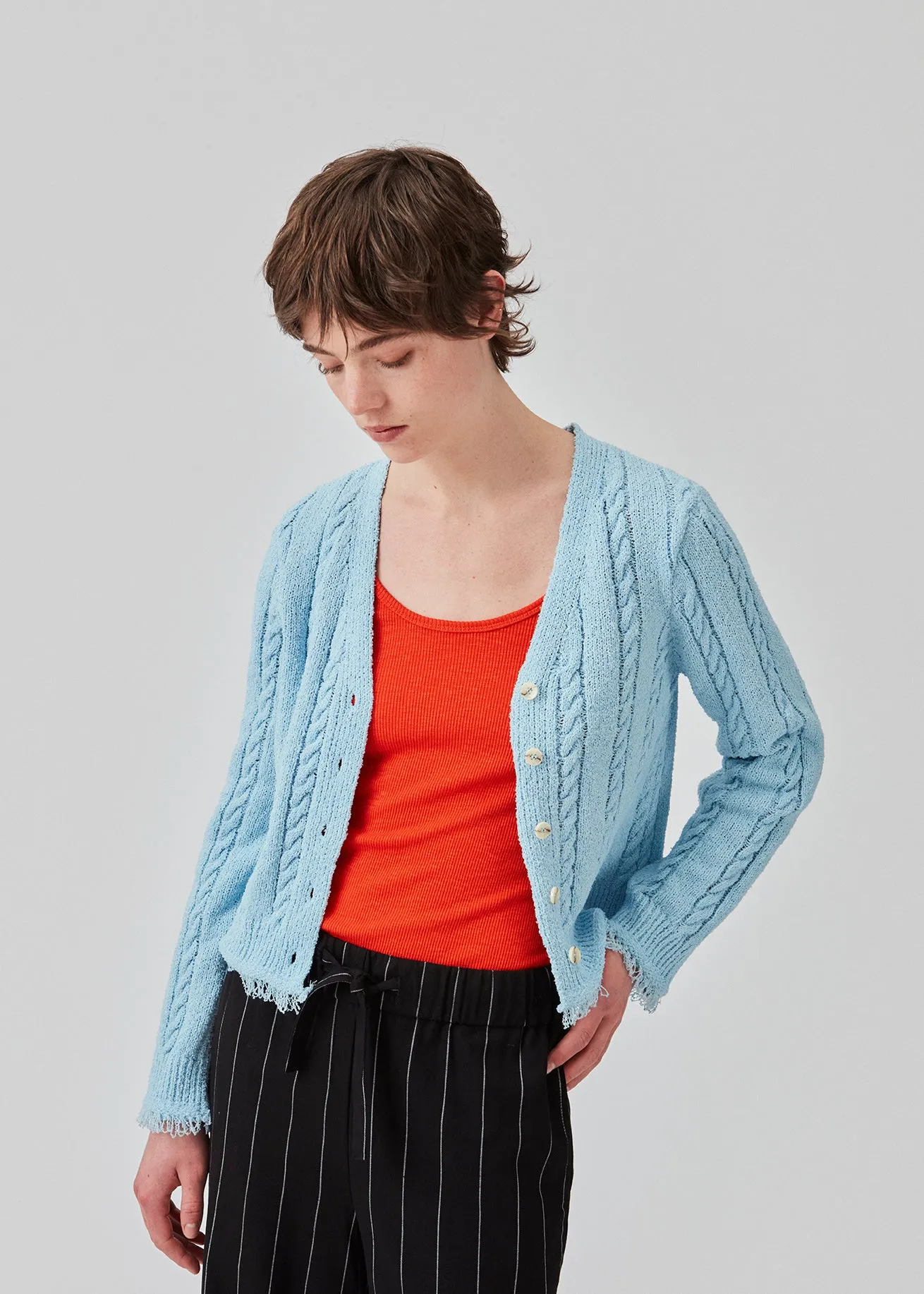 FinaMD cardigan - Cool Blue