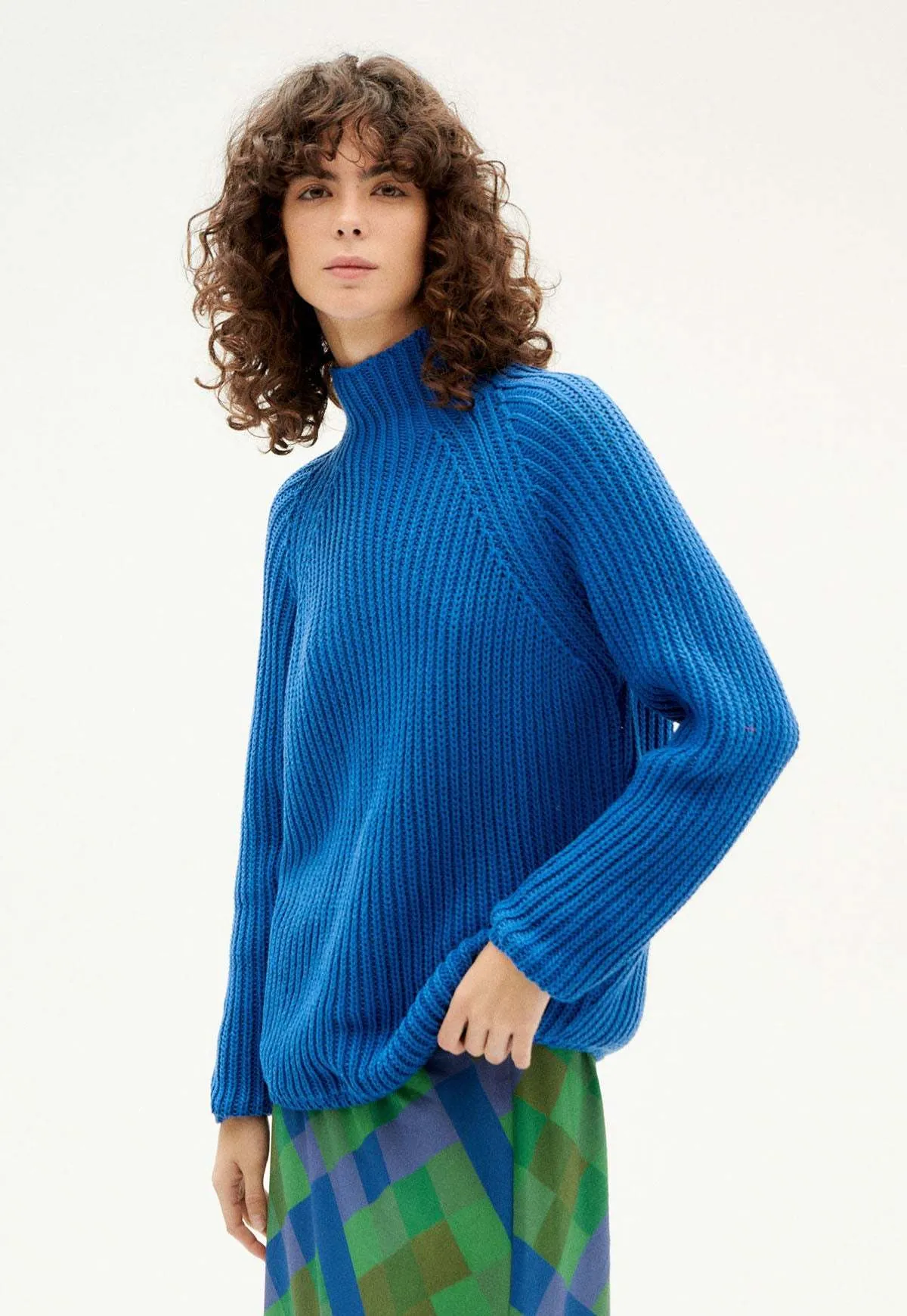 Fiona Knitted Sweater - Blue