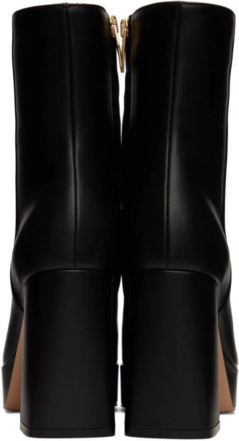 Gianvito Rossi Black Daisen Boots