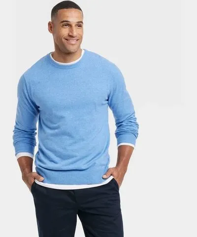 Goodfellow & Co Men's Soft Knit Crewneck Pullover Sweater