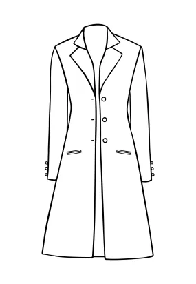 Grace Coat in Mercury