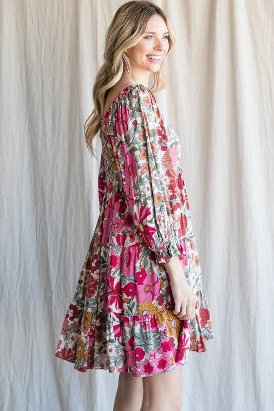 Joplin Floral Babydoll Dress