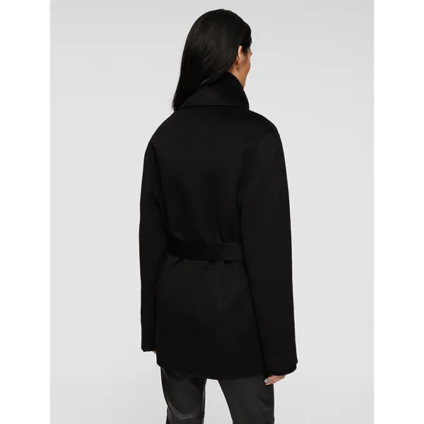 JOSEPH Cenda Cashmere Coat Black