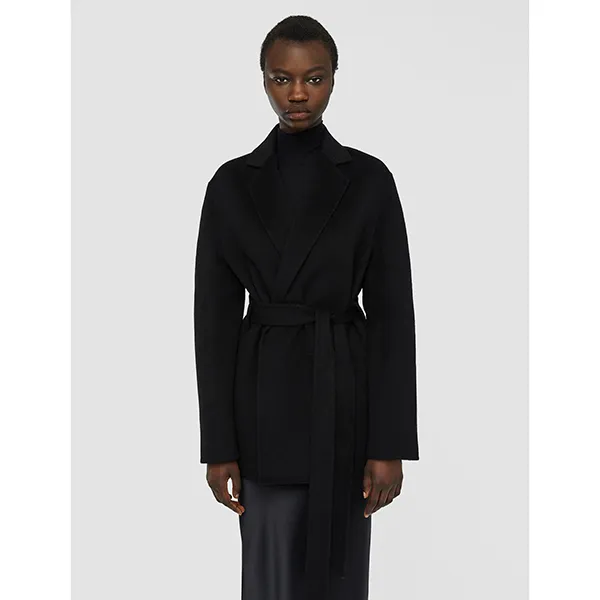 JOSEPH Cenda Cashmere Coat Black