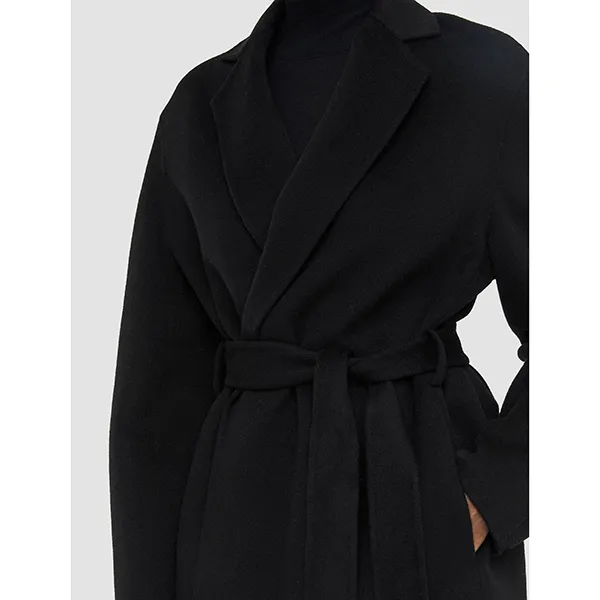 JOSEPH Cenda Cashmere Coat Black