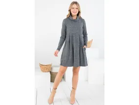 LA Soul Women's Cowl Neck Sweater Dress