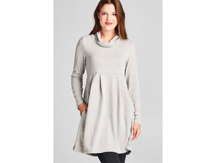 LA Soul Women's Cowl Neck Sweater Dress