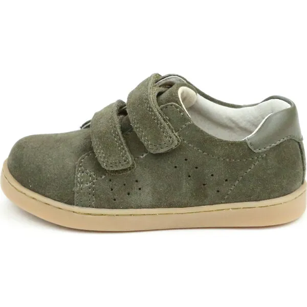 L'Amour Kyle Double Velcro Sneaker, Cargo Green