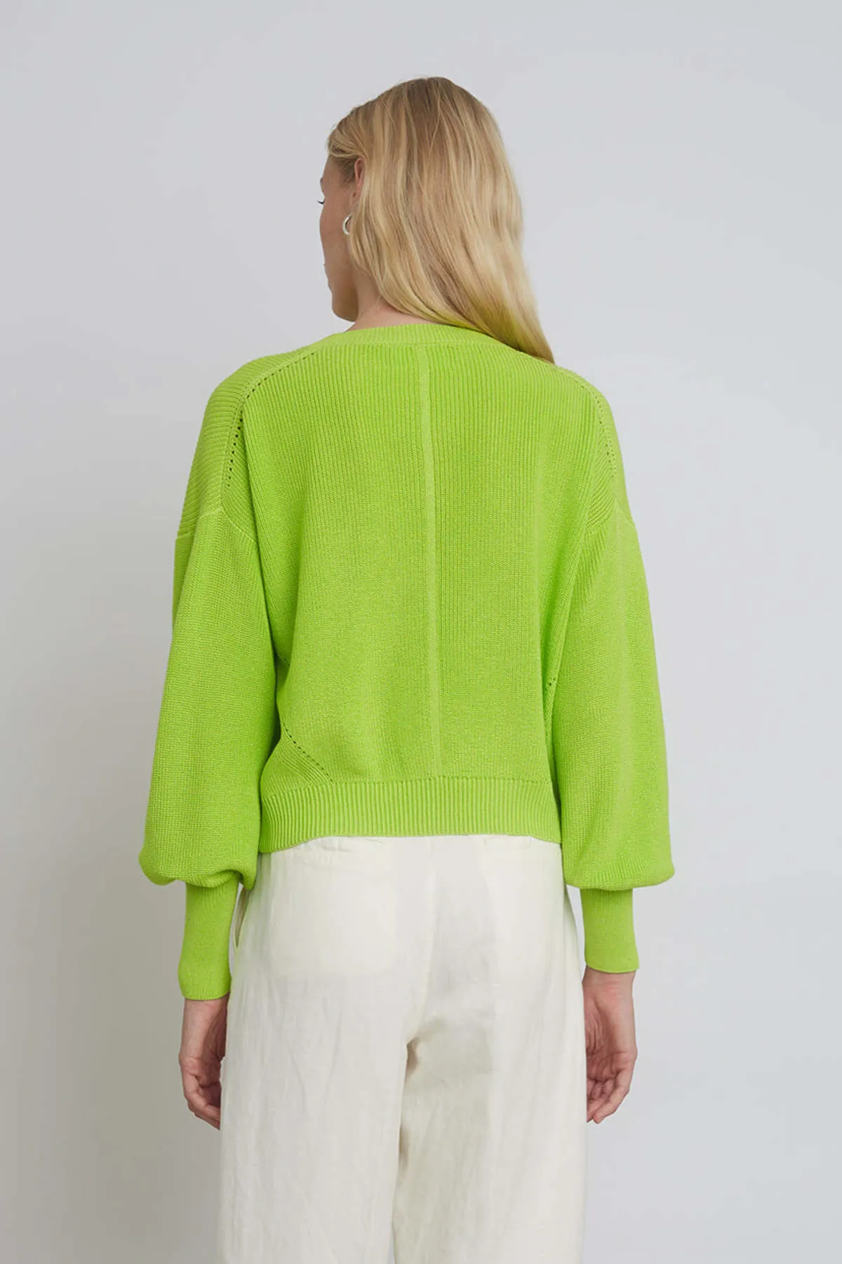 Layla Sweater - Neon Lime