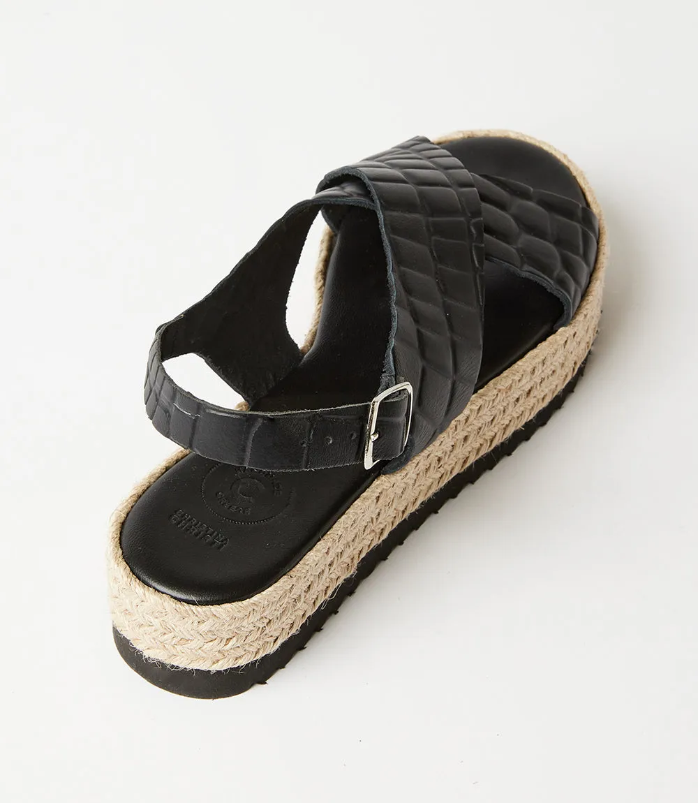 Leather Espadrille Sandals