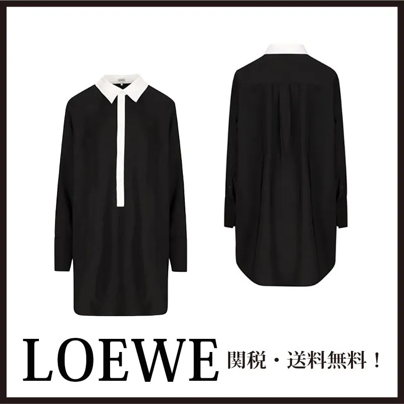 LOEWE  |Shirt dress in viscose blend